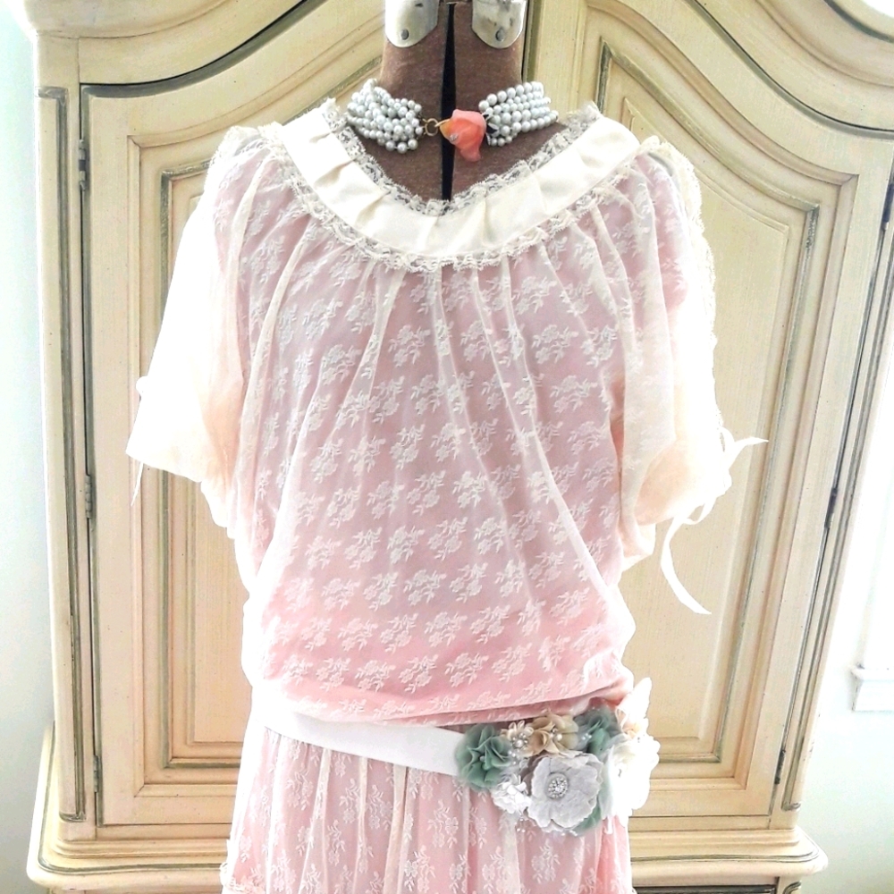COTTAGEGCORE,ROMANTIC  VTG "HENRI BENDEL" PRAIRIE: